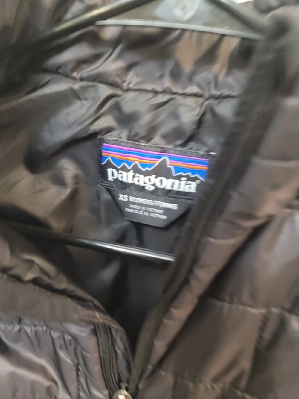 Patagonia Nano Puff Vest Womens Xs - Black Puffer Primaloft Zip Insulated - Picture 4 of 8